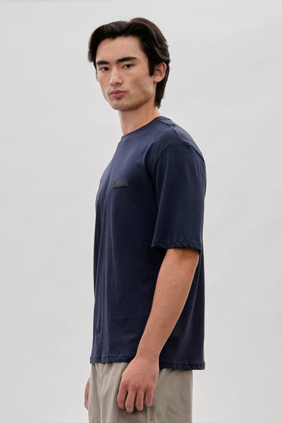 Essentials Super Triple Goose Logo Print Tee - Navy - Mens Tees & Tank Tops - Canada Weather Gear