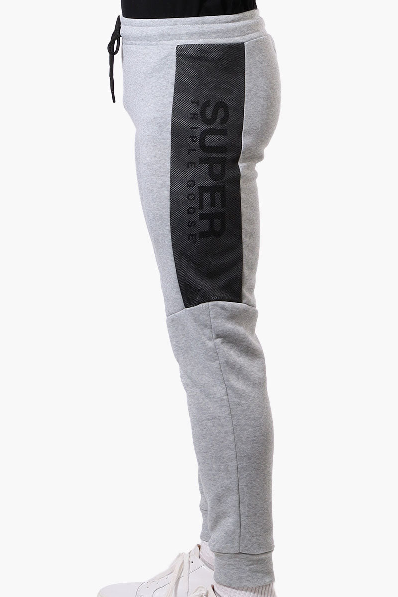 Super Triple Goose Mesh Insert Joggers - Grey