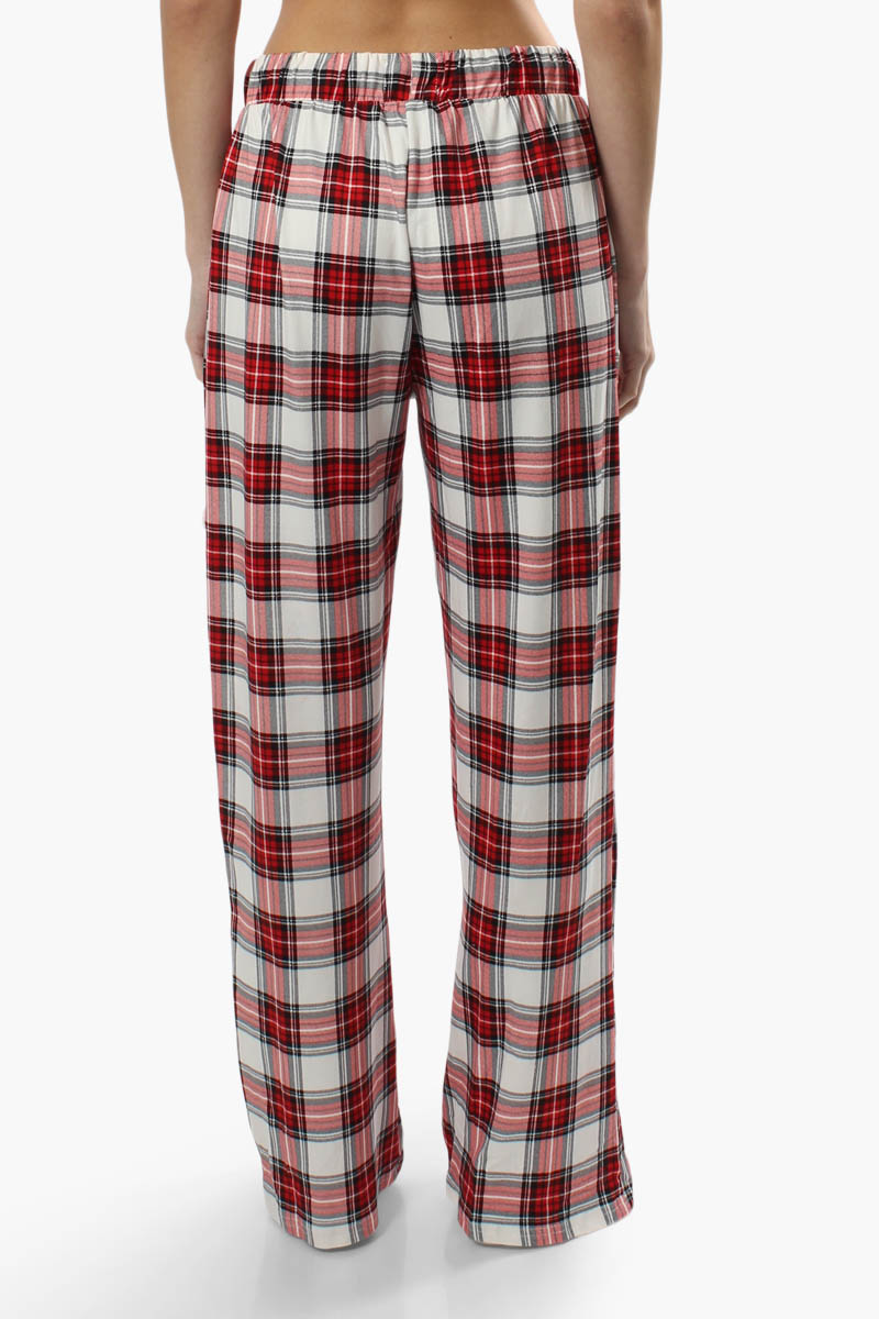 Canada Weather Gear Plaid Print Pajama Pants - Red - Womens Pajamas - Canada Weather Gear