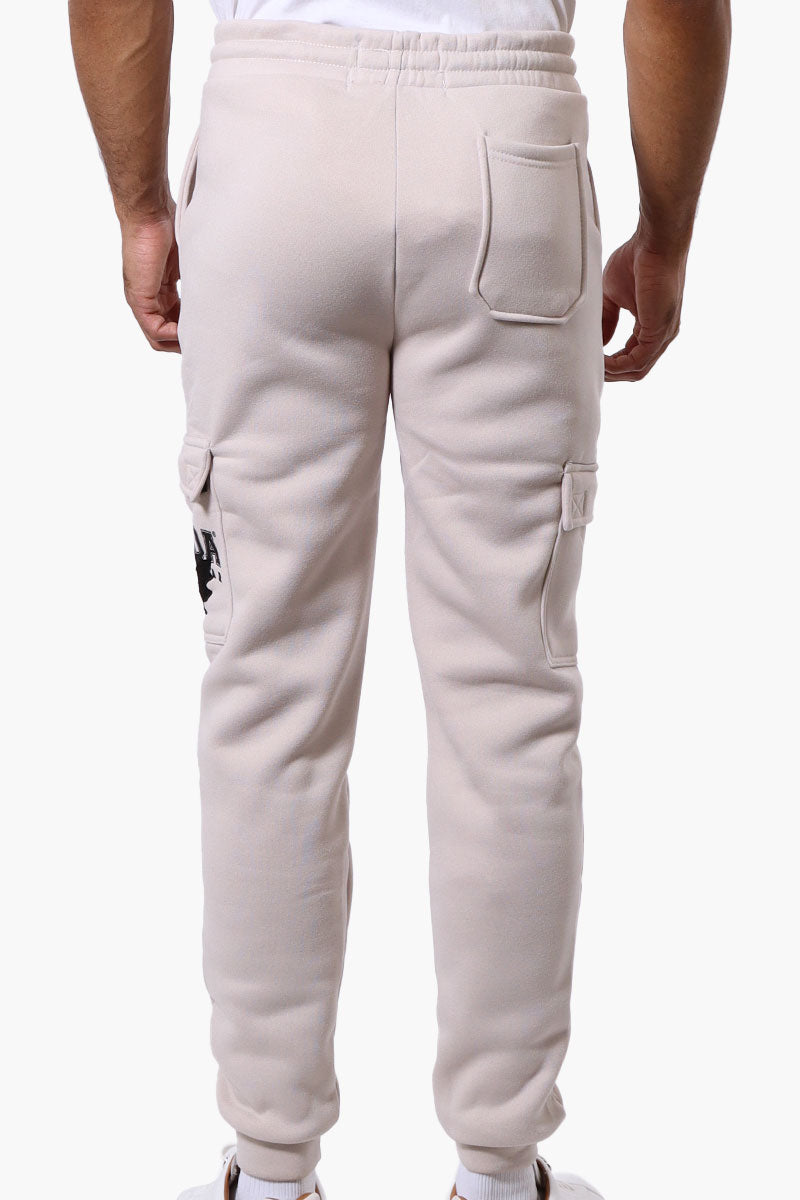 Canada Weather Gear Tie Waist Cargo Joggers - Beige - Mens Joggers & Sweatpants - Canada Weather Gear