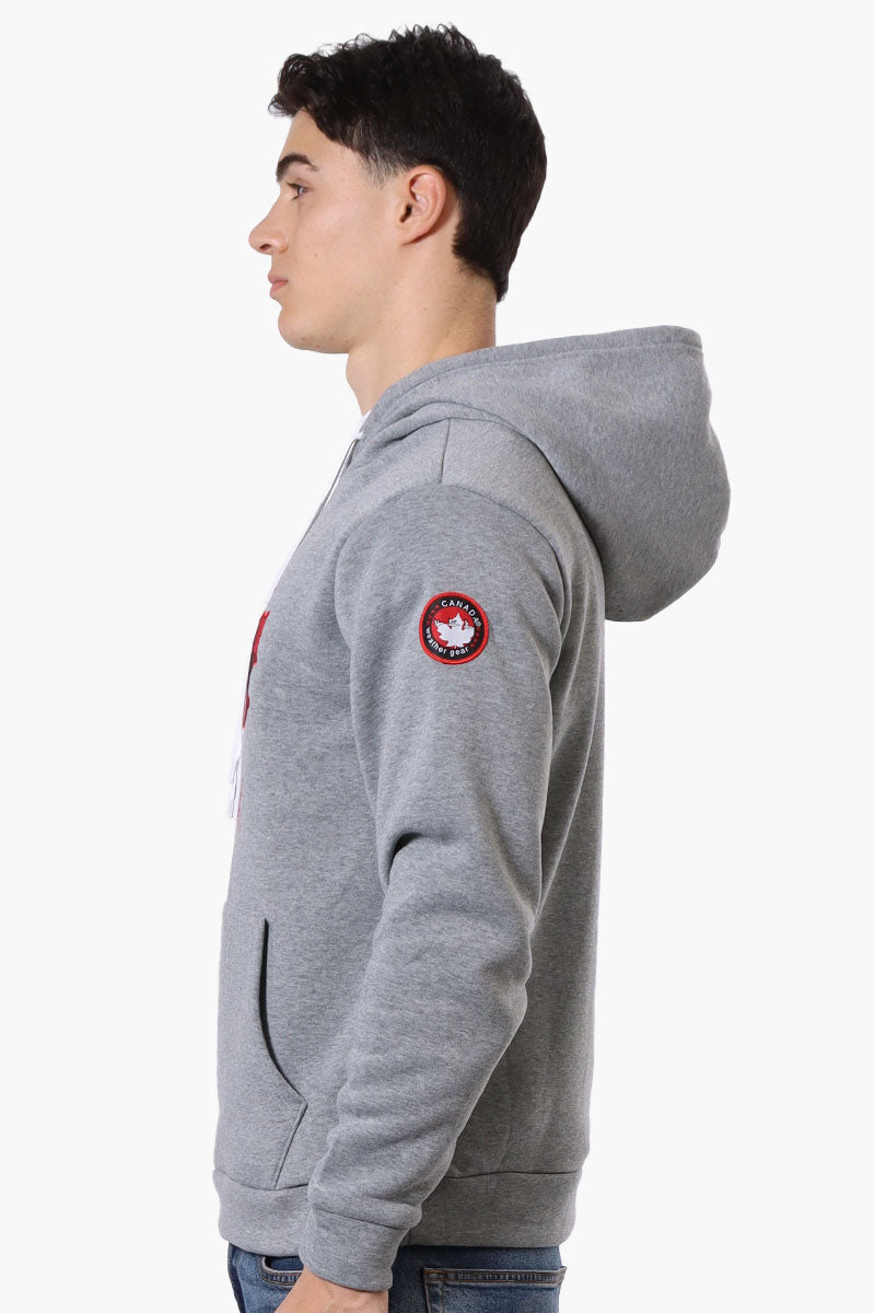 Canada Weather Gear Chest Logo Hoodie - Grey - Mens Hoodies & Sweatshirts - Canada Weather Gear