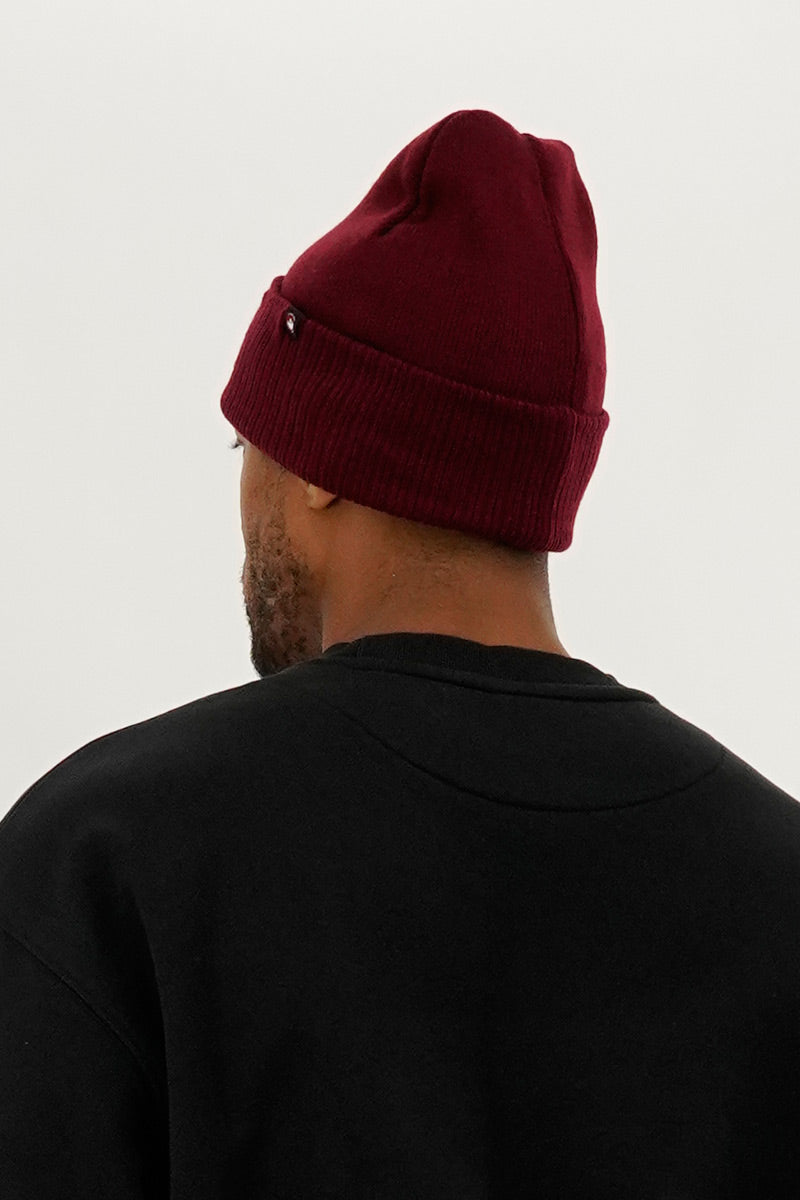 Canada Weather Gear Two-Pack Knit Hat - Burgundy - Mens Hats - Canada Weather Gear