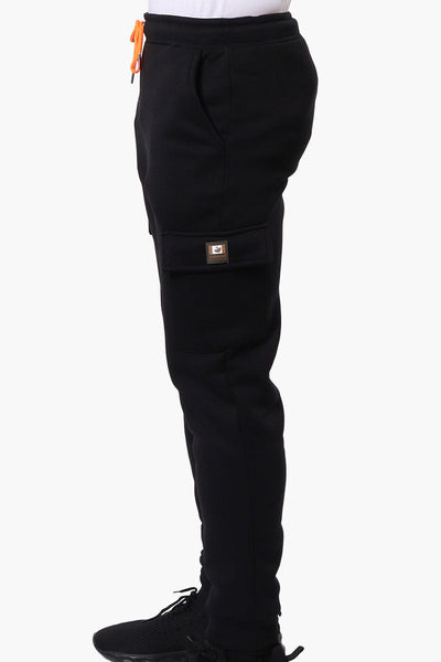 Canada Work Gear Tie Waist Cargo Joggers - Black - Mens Joggers & Sweatpants - Canada Weather Gear