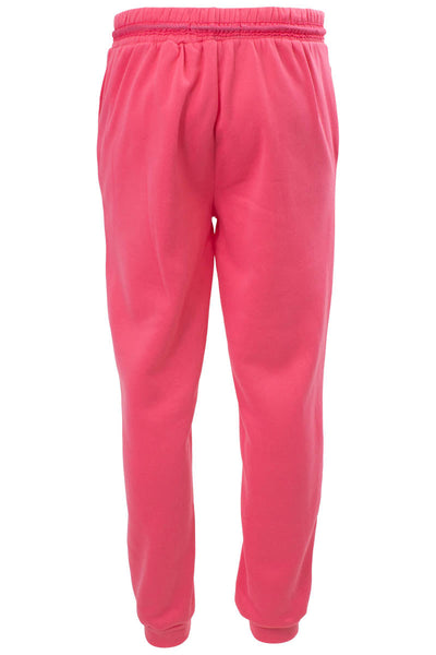 Super Triple Goose Solid Tie Waist Jogger Sweatpants - Pink - Womens Joggers & Sweatpants - Canada Weather Gear