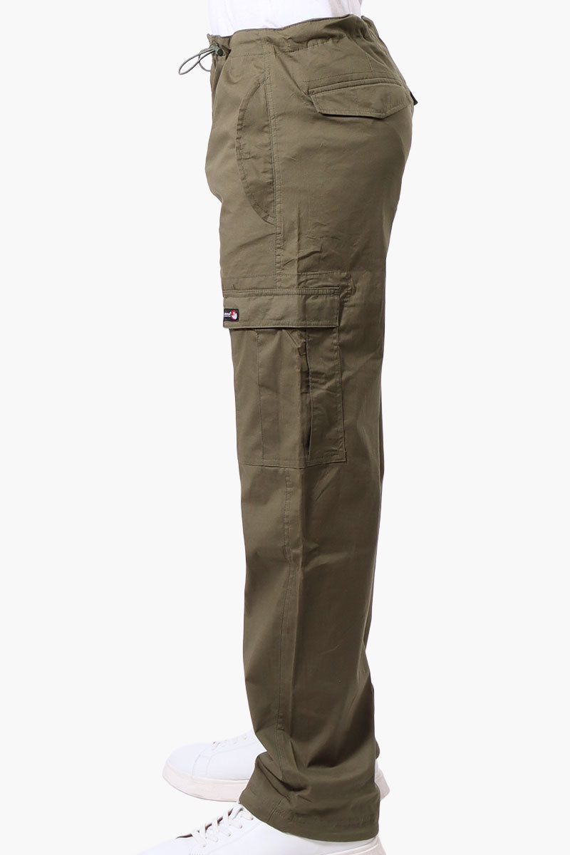 Adventure Bound Drawstring Cargo Pants - Olive