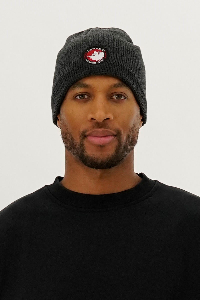 Canada Weather Gear Two-Pack Ribbed Hat - Grey - Mens Hats - Canada Weather Gear
