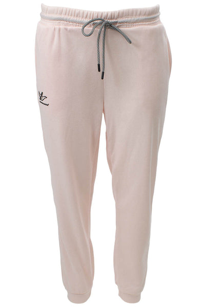 Super Triple Goose Solid Tie Waist Jogger Sweatpants - Blush - Womens Joggers & Sweatpants - Canada Weather Gear