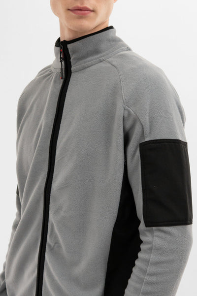 Canada Weather Gear Zip Up Utility Pocket Lightweight Jacket - Grey