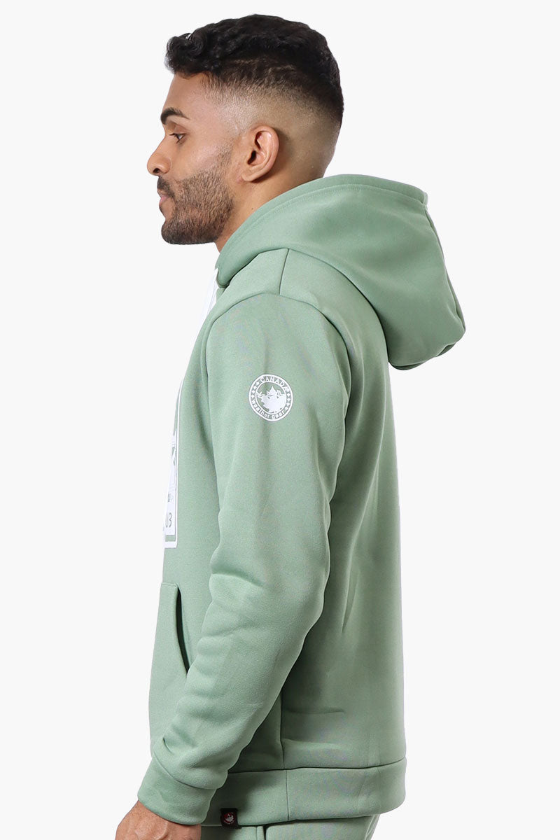 Canada Weather Gear Canoe Club Print Hoodie - Mint - Mens Hoodies & Sweatshirts - Canada Weather Gear