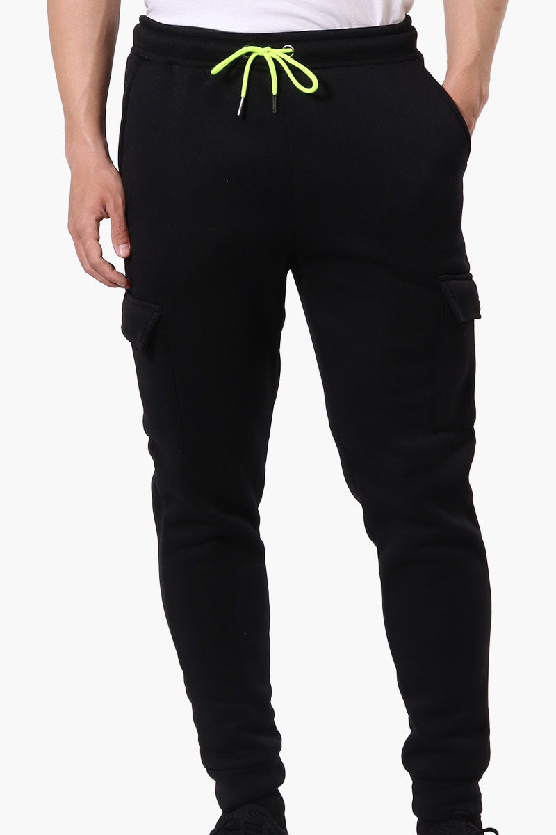 Canada Work Gear Tie Waist Cargo Joggers - Black - Mens Joggers & Sweatpants - Canada Weather Gear