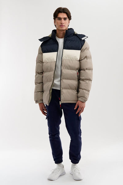 Canada Weather Gear Colour Block Bomber Jacket - Navy