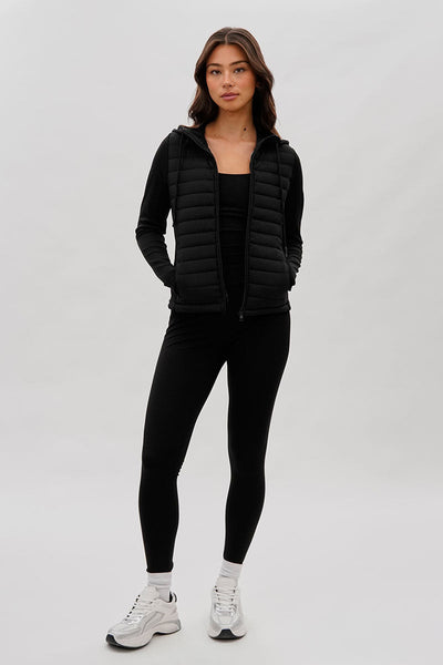 Super Triple Goose High Waisted Active Leggins - Black - Womens Leggings - Canada Weather Gear