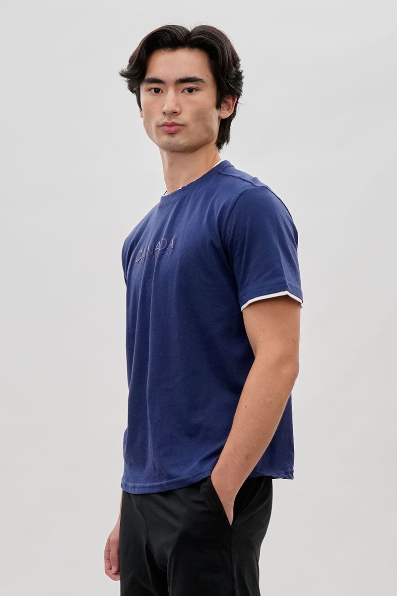 Canada Weather Gear Classic Tee - Navy - Mens Tees & Tank Tops - Canada Weather Gear
