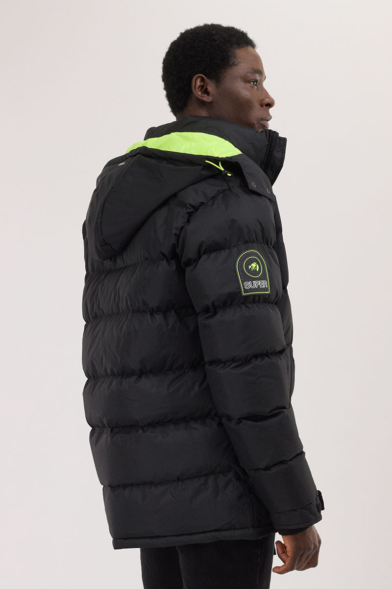 Super Triple Goose Thermal-Foil Lining Bomber Jacket - Green
