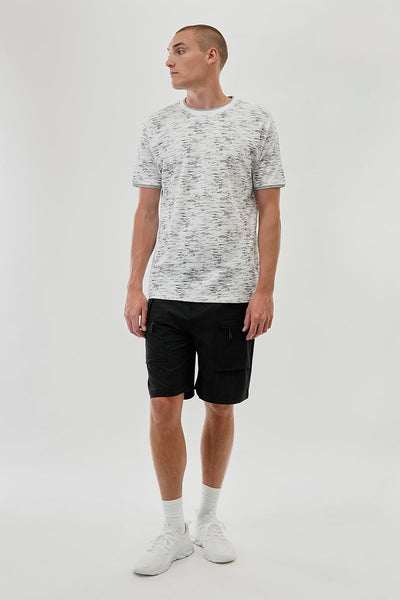 Canada Weather Gear Vintage Patterned Crewneck Tee - White - Mens Tees & Tank Tops - Canada Weather Gear