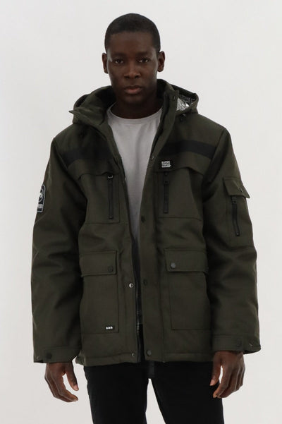 Super Triple Goose Utility Parka Jacket - Green - Mens Parka Jackets - Canada Weather Gear