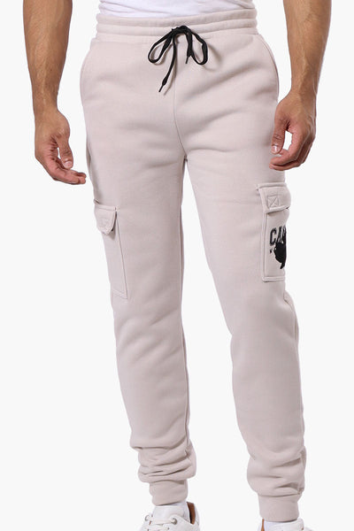 Canada Weather Gear Tie Waist Cargo Joggers - Beige - Mens Joggers & Sweatpants - Canada Weather Gear