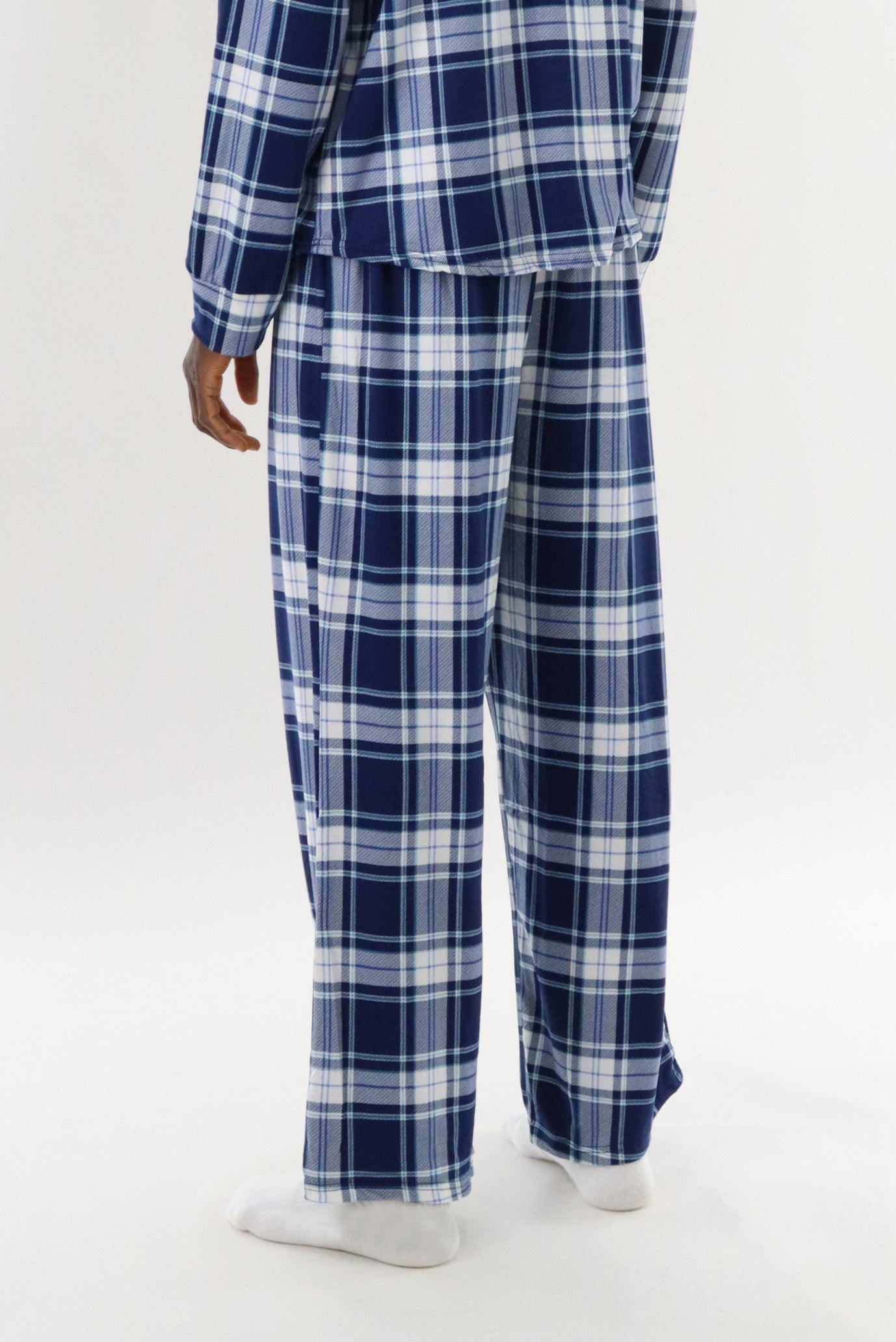 Canada Weather Gear Long Printed Pajama Pants - Blue - Mens Pajamas - Canada Weather Gear