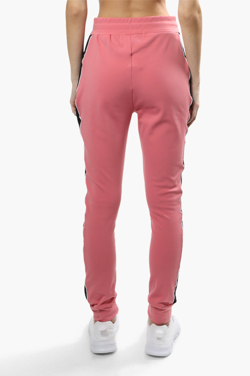 Canada Weather Gear Solid Side Panel Joggers - Pink - Womens Joggers & Sweatpants - Canada Weather Gear