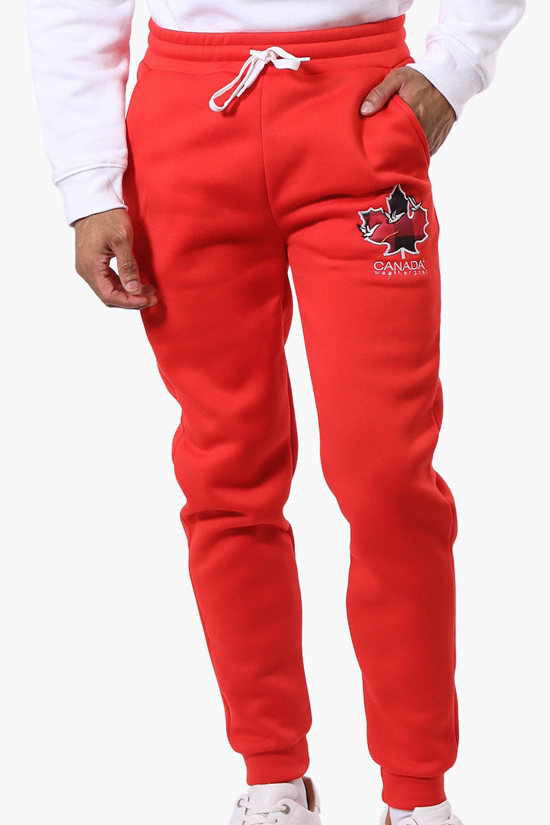 Canada Weather Gear Basic Tie Waist Joggers - Red - Mens Joggers & Sweatpants - Canada Weather Gear