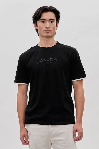 T-shirt imprimé montagne Canada Weather Gear - Gris T-shirt imprimé montagne Canada Weather Gear - Gris
