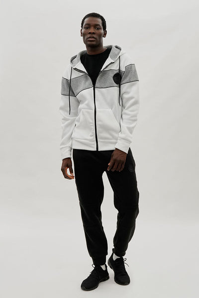 Super Triple Goose Basic Zipper Pocket Joggers - Black