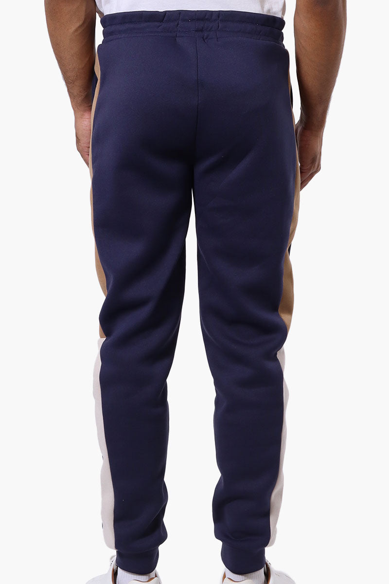 Canada Weather Gear Side Stripe Colour Block Joggers - Navy - Mens Joggers & Sweatpants - Canada Weather Gear