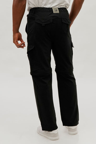 Canada Weather Gear Convertible Utility Cargo Pants - Black - Mens Pants - Canada Weather Gear