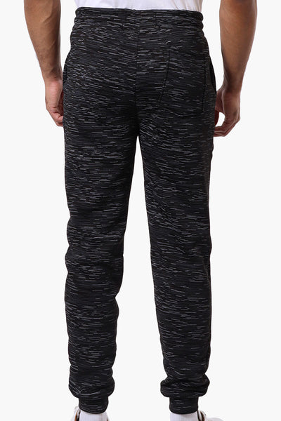 Canada Weather Gear Patterned Tie Waist Joggers - Black - Mens Joggers & Sweatpants - Canada Weather Gear