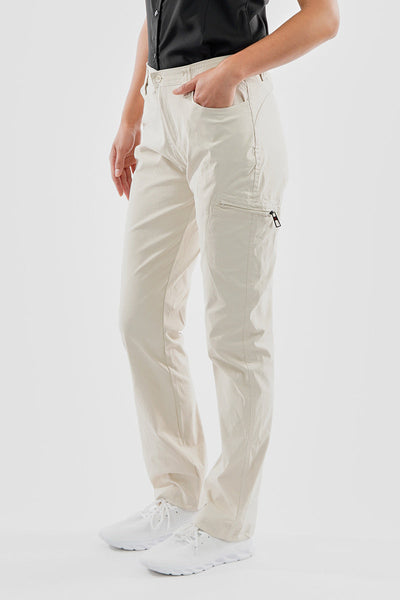 Canada Weather Gear Expedition Solid Cargo Pants - Cream - Womens Pants - Canada Weather Gear