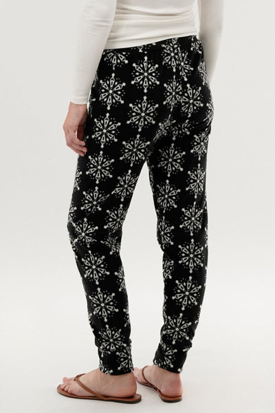 Canada Weather Gear Festive Print Pajama Pants - Black - Womens Pajamas - Canada Weather Gear