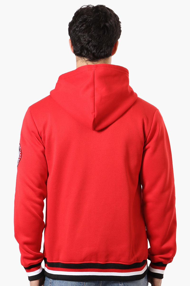 Canada Weather Gear Chest Logo Zip Up Hoodie - Red