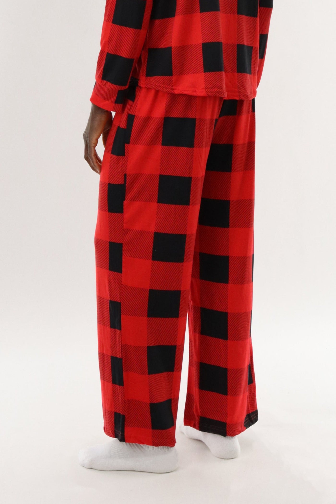 Canada Weather Gear Long Printed Pajama Pants - Red - Mens Pajamas - Canada Weather Gear