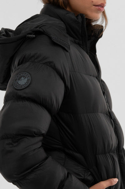 Canada Weather Gear Chevron Bomber Jacket - Black - Womens Bomber Jackets - Canada Weather Gear