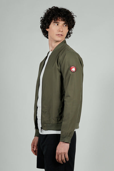 Canada Weather Gear Basic Zip Up Bomber Lightweight Jacket - Olive