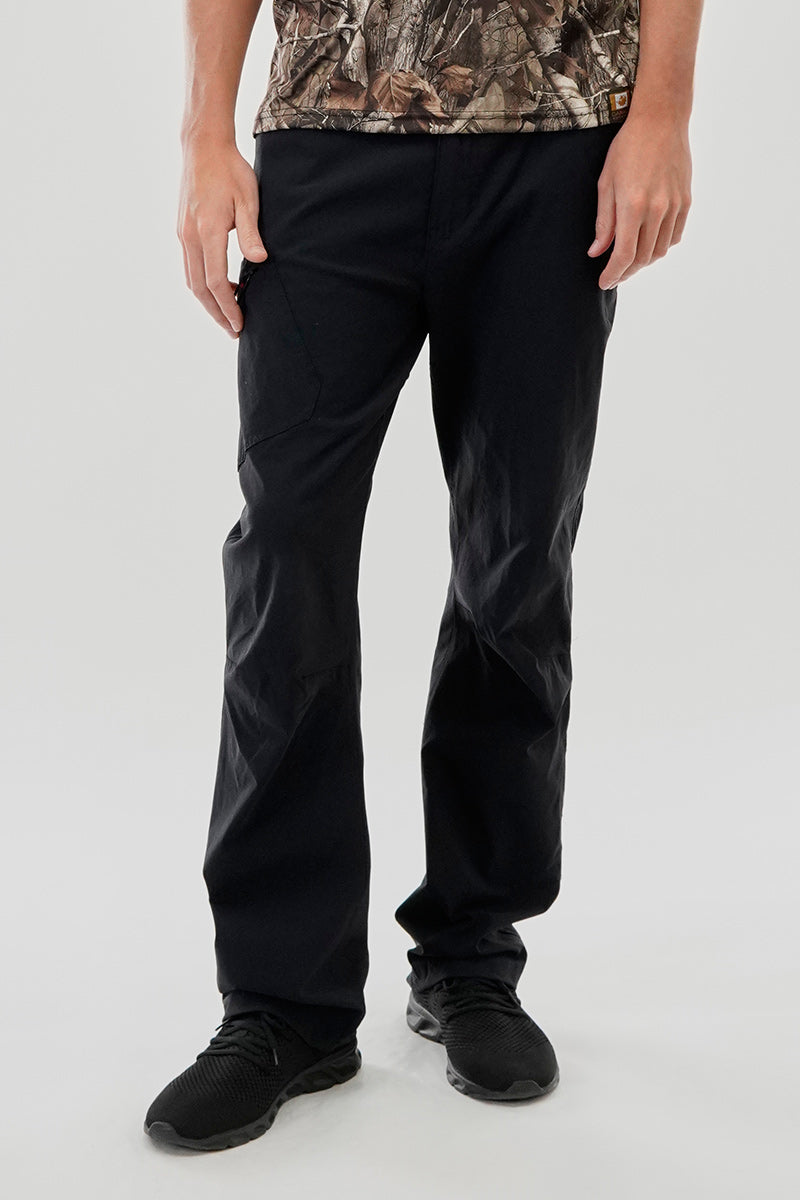 Canada Weather Gear Adventure Bound Solid Cargo Pants - Black - Mens Pants - Canada Weather Gear