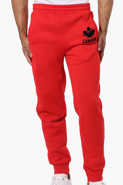 Canada Weather Gear Basic Solid Joggers - Red - Mens Joggers & Sweatpants - Canada Weather Gear