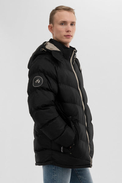 Super Triple Goose Chevron Bomber Jacket - Beige