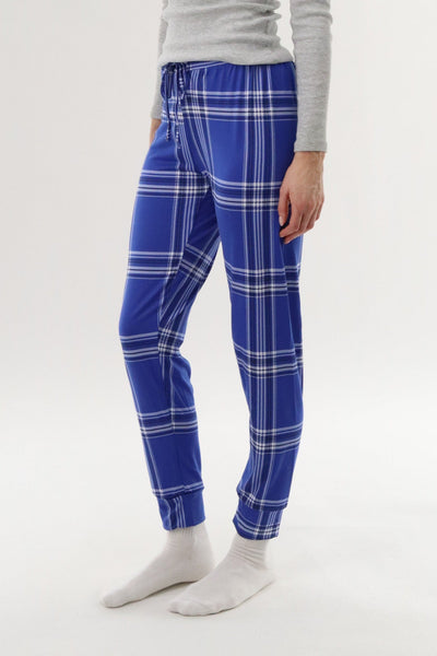 Canada Weather Gear Jogger Pajama Pants - Blue - Womens Pajamas - Canada Weather Gear