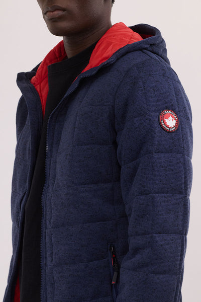 Canada Weather Gear Zip Up Hooded Lightweight Jacket - Navy