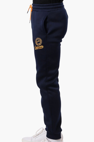 Canada Weather Gear Tie Waist Embroidered Joggers - Navy - Mens Joggers & Sweatpants - Canada Weather Gear