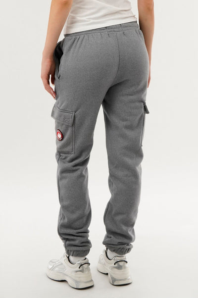 Canada Weather Gear Fleece Cargo Joggers - Grey - Womens Joggers & Sweatpants - Canada Weather Gear