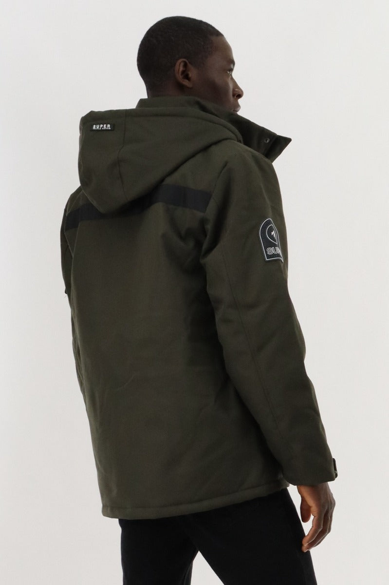 Super Triple Goose Utility Parka Jacket - Green - Mens Parka Jackets - Canada Weather Gear