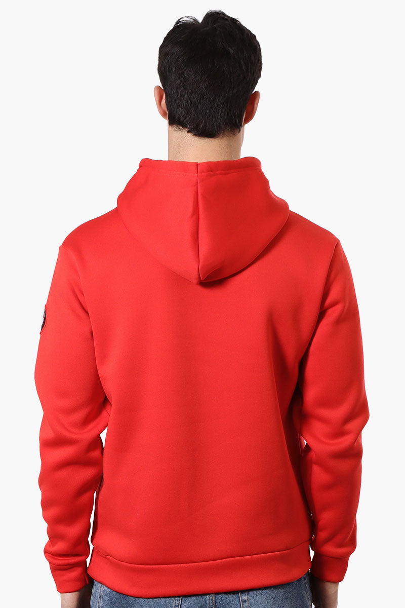 Canada Weather Gear Chest Logo Hoodie - Red - Mens Hoodies & Sweatshirts - Canada Weather Gear