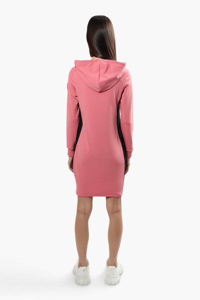 Canada Weather Gear Side Panel Tunic Hoodie - Pink - Womens Hoodies & Sweatshirts - Canada Weather Gear