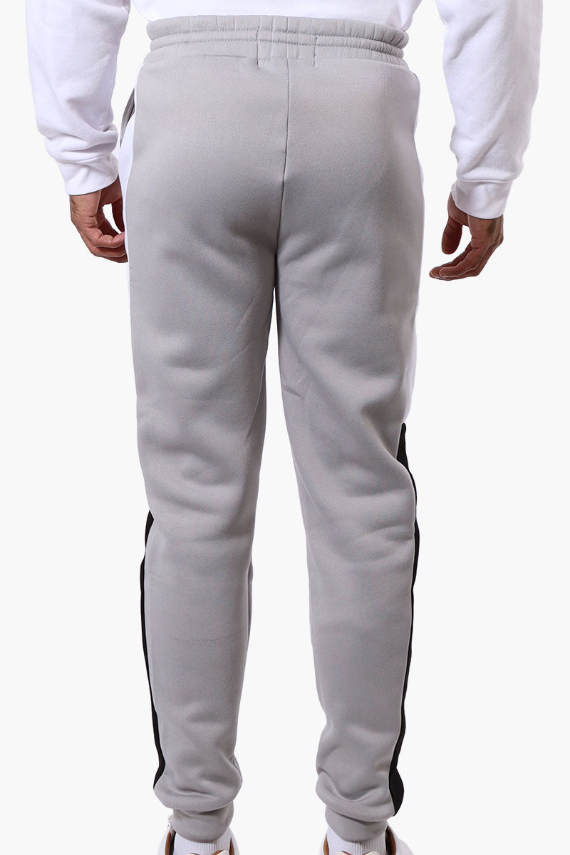 Canada Weather Gear Side Stripe Colour Block Joggers - Grey - Mens Joggers & Sweatpants - Canada Weather Gear