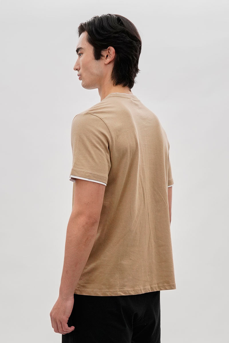 Canada Weather Gear Classic Tee - Camel - Mens Tees & Tank Tops - Canada Weather Gear