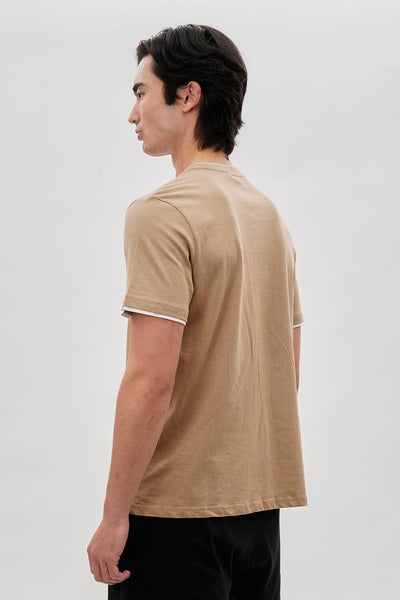 Canada Weather Gear Classic Tee - Camel - Mens Tees & Tank Tops - Canada Weather Gear