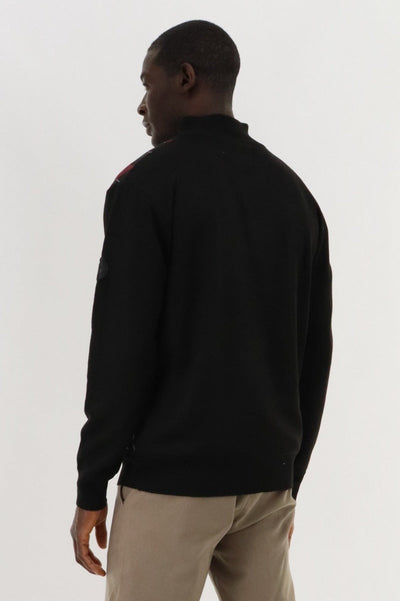 Canada Weather Gear 1/4 Zip Argyle Pullover Sweater - Burgundy - Mens Pullover Sweaters - Canada Weather Gear