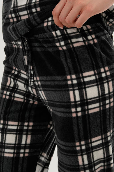 Canada Weather Gear Plaid Pajama Pants - Black - Womens Pajamas - Canada Weather Gear